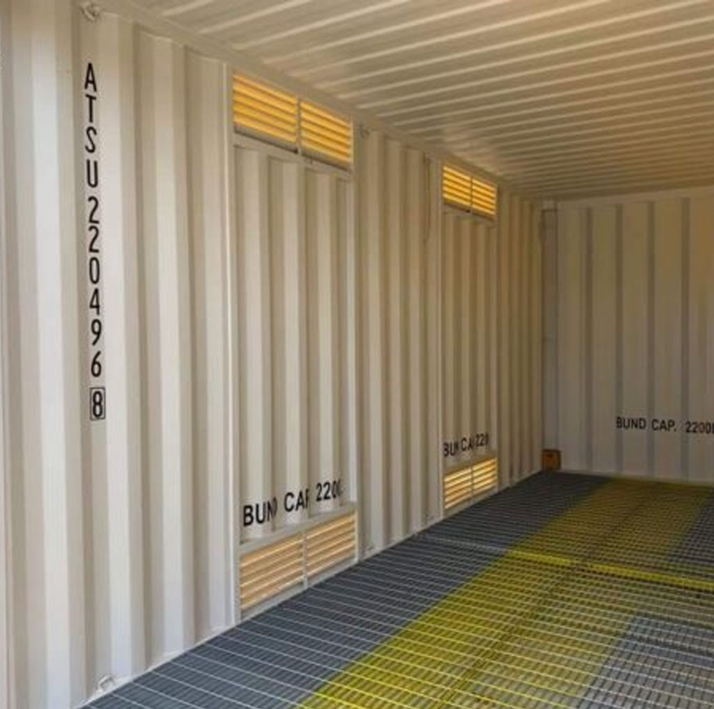 30ft Yellow One Trip Shipping Container (8ft Wide) - Image 2
