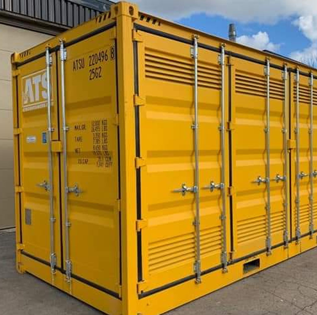 30ft Yellow One Trip Shipping Container (8ft Wide) - Image 3