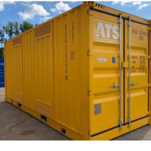 30ft Yellow One Trip Shipping Container (8ft Wide)
