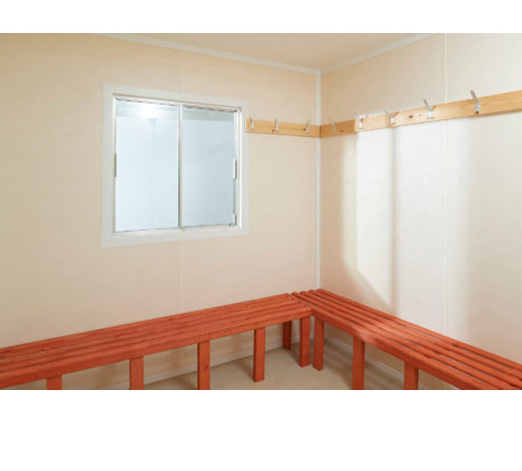 12ft x 8ft Steel Drying Room Cabin – Portable Anti-Vandal Welfare Unit