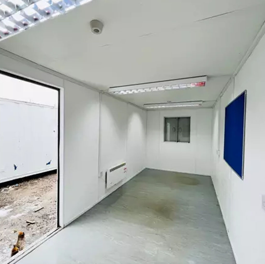 20ft x 8ft Open Plan Office Cabin – Portable Anti-Vandal Modular Building - Image 2