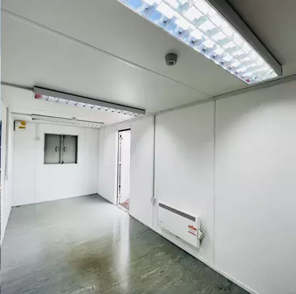 20ft x 8ft Open Plan Office Cabin – Portable Anti-Vandal Modular Building - Image 4