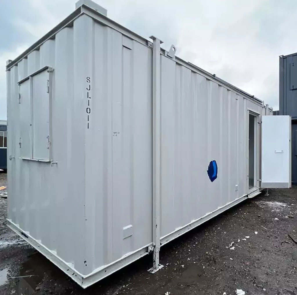 20ft x 8ft Open Plan Office Cabin – Portable Anti-Vandal Modular Building - Image 5