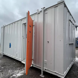20ft x 8ft Open Plan Office Cabin – Portable Anti-Vandal Modular Building