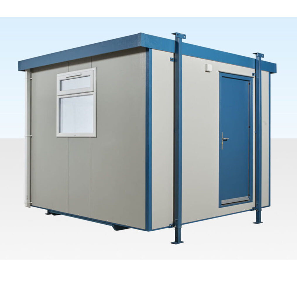 10ft x 10ft Jackleg Site Cabin – Portable Modular Construction Office Unit