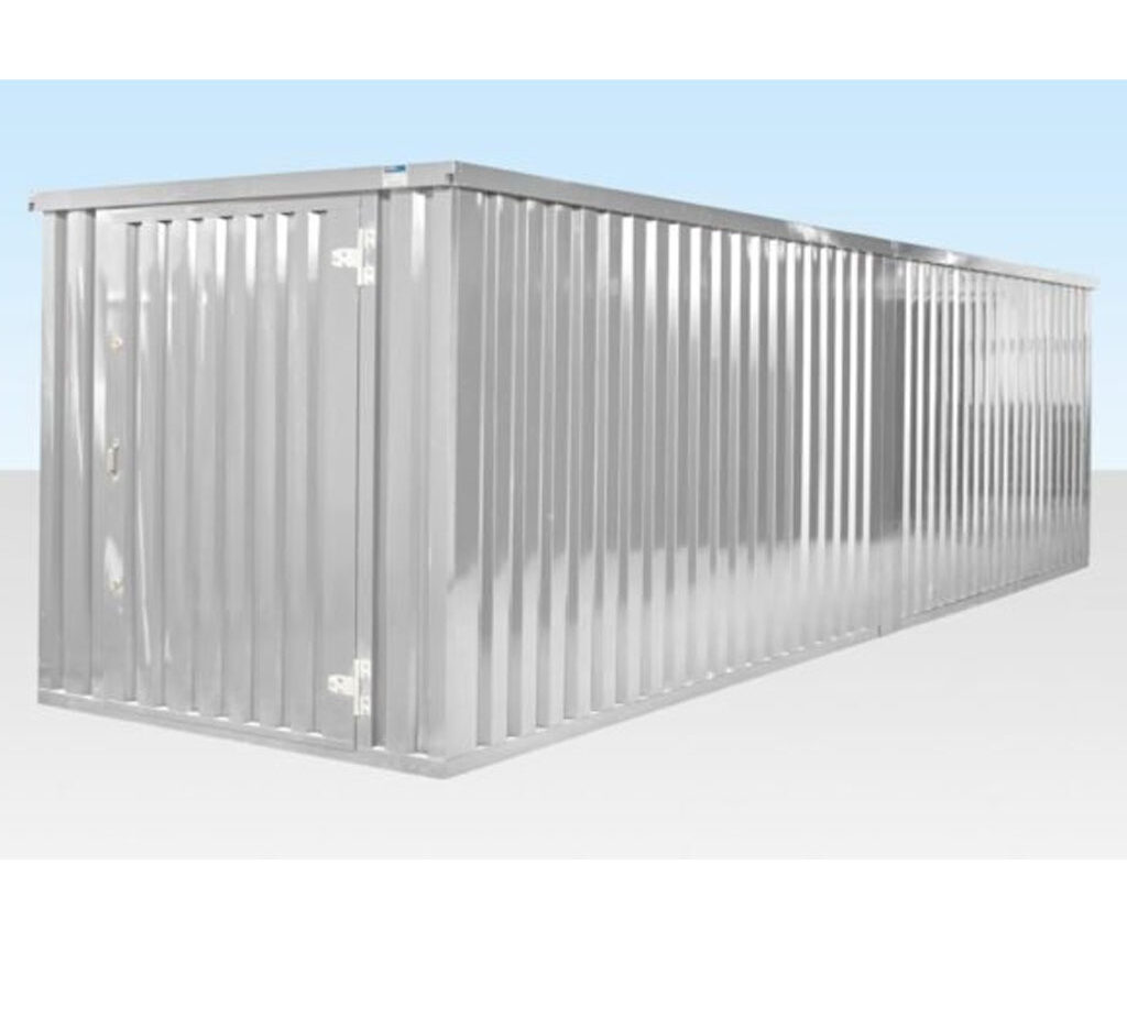 6m x 2.1m End Linked Flat Pack Container Bundle – Galvanised Steel Modular Units