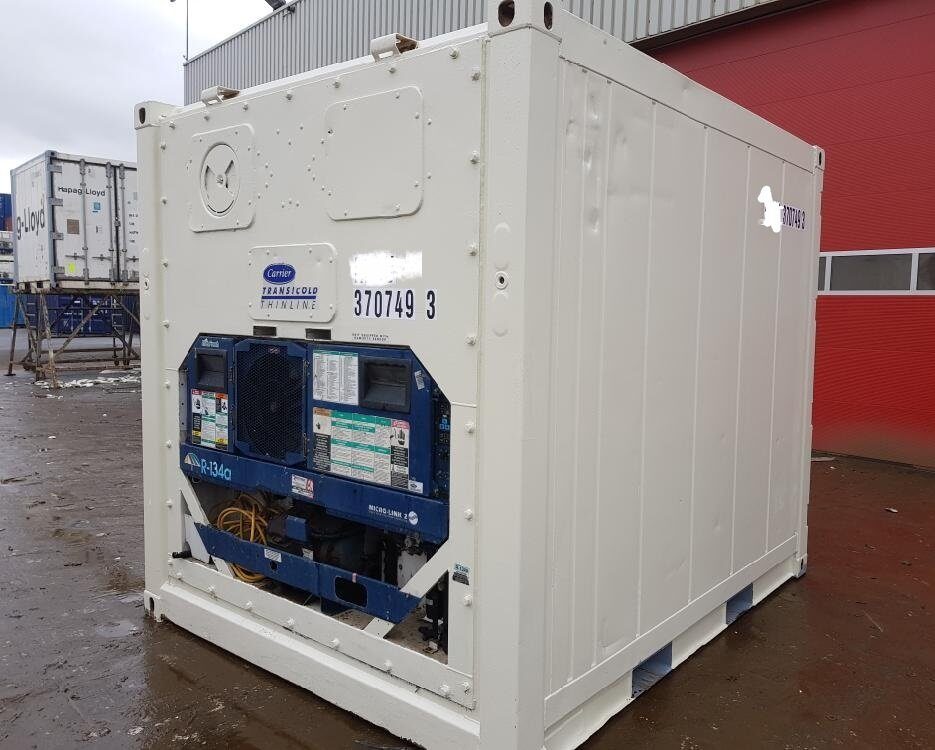 10ft Refrigerated Container – Used 10’ x 8’ Cold Storage Reefer Box