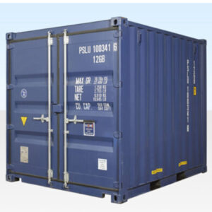 10ft x 8ft One Trip Shipping Container – Blue | Durable Storage Unit