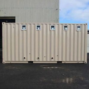 20ft Container Ablution Block – Portable Bathroom with Toilets & Showers