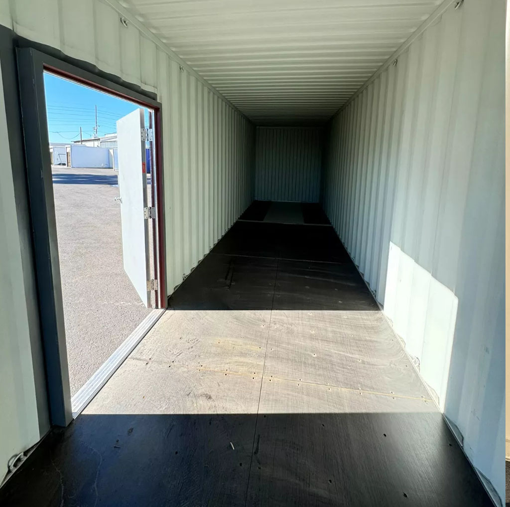 40ft Steel Shipping Container – Added Man Door for Convenient Entry - Image 2