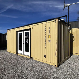 20ft Off-Grid Container Office – Solar Powered with Battery Backup & HVAC